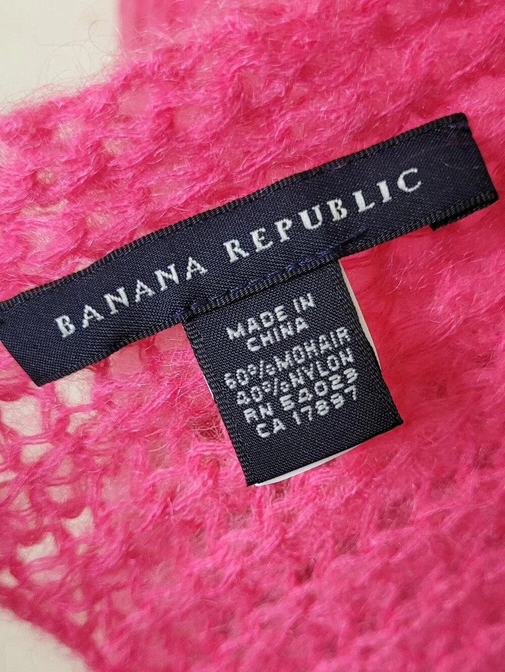 Vintage Y2K Banana Republic Pink Scarf